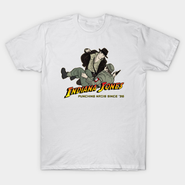 Indiana Jones: Punching Nazis Since '36 T-Shirt-TOZ
